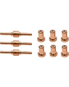 Slijtonderdelen set t.b.v. plasma snijder 40A 9 dlg