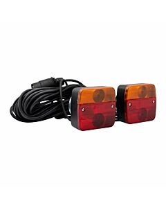 Verlichtingsset voor aanhangwagen / trailer + magneet 7.5M snoer