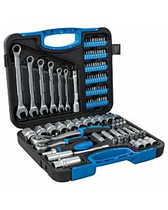 Doppendoos / gereedschapsset G&uuml;de 104 delig