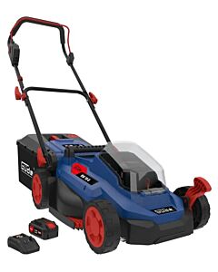 Accu grasmaaier RM 18-401-23 + accu en lader G&uuml;de