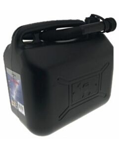Jerrycan 10 liter kunststof zwart