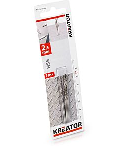 HSS metaalboren set 2.5 MM / 3 stuks