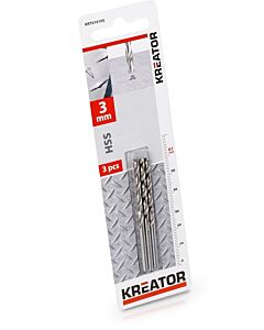 HSS metaalboren set 3 MM / 3 stuks
