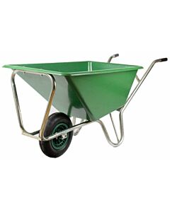 Mestkruiwagen XXL Poly 160Ltr 1 wiel (incl. montage)
