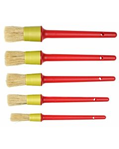 Verfkwastenset synthetisch 5-delig rond