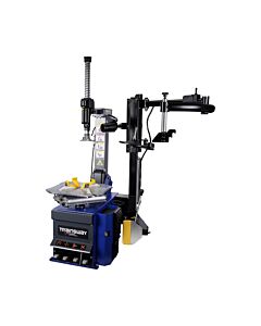 Bandendemonteermachine met hulparm