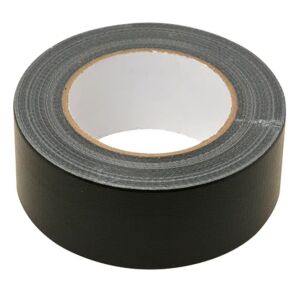 Reparatietape / duct-tape zwart 50 meter