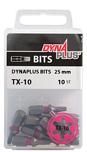 Dynaplus schroefbit TX10 25mm - 10 stuks