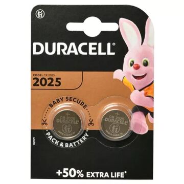 Batterij knoopcel Duracell CR 2025