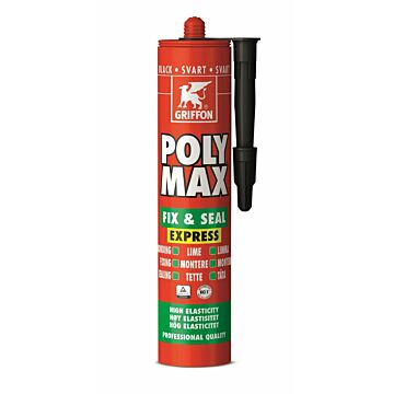 Montagekit Polymax fix & seal 425G zwart