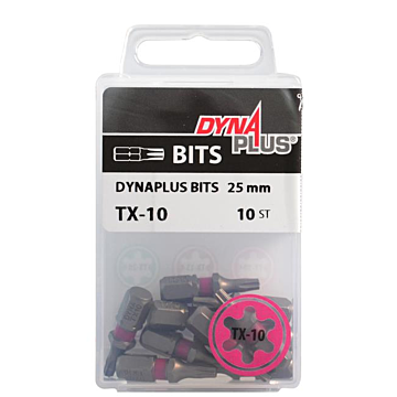 Dynaplus schroefbit TX10 25mm - 10 stuks
