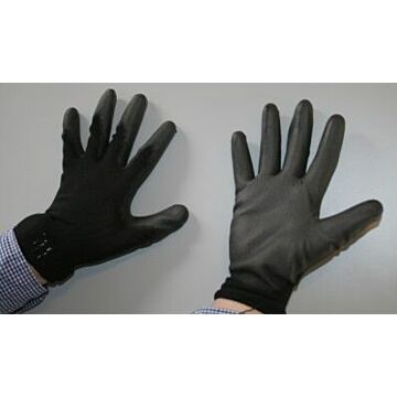 Werkhandschoen zwart PU Flex maat L (9)