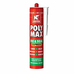 Montagekit Poly max fix & seal 425g wit
