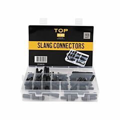 Assortiment slang connectors / slang koppelstukjes 113 delig