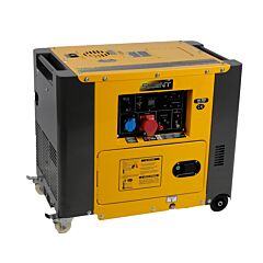 Diesel aggregaat / generator set geluidsgedempt 230V/400V 5kW