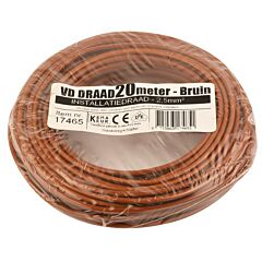 VD Draad 2.5mm² 20 meter bruin