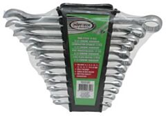 Ringsteeksleutelset 12 dlg Chrome vanadium (6 t/m 22mm)