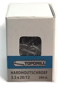 Topdrill RVS Snelboorschroef 3.5x20 (200)