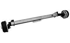 Torsie As, geremd, 1400 kilo 5 gaats, 1500/1950 mm.