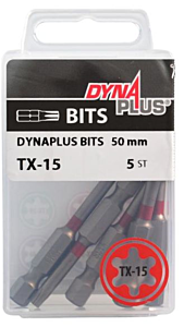 Dynaplus schroefbit TX15 lang 50mm - 5 stuks