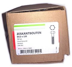 Zeskantbout VZ M12x120 (50 stuks)