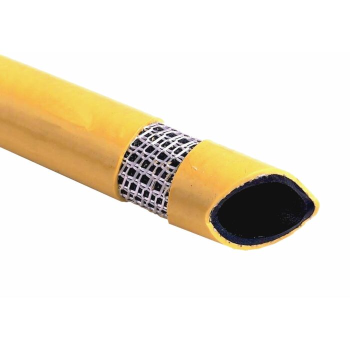 Alfaflexslang / waterslang flexibel geel 1 inch (25mm) - per meter