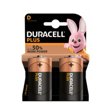 Batterijen Duracell Plus MONO (D) 2 STK
