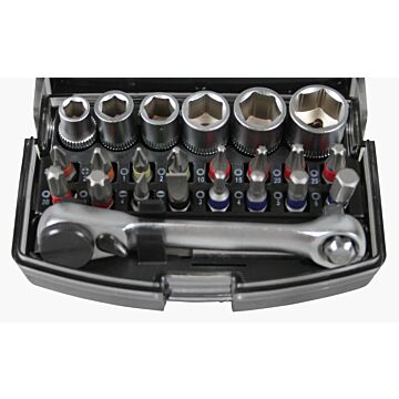Bitset / doppenset + ratel 24 delig 