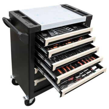 Gereedschapswagen gevuld 7 laden 250 delig