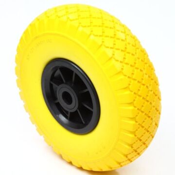 Steekwagenwiel / bolderwagenwiel anti-lek kunststof velg