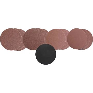 Zelfplakkende schuurschijven 13dlg incl. kleefschijf Ø 150mm (voor excentrische schuurmachine)