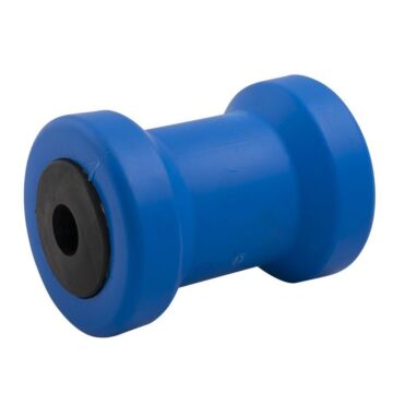 Kielrol blauw 130x90mm - asgat 22mm