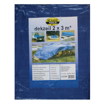 Dekzeil / afdekzeil 2x3 MTR (70gr/m2)