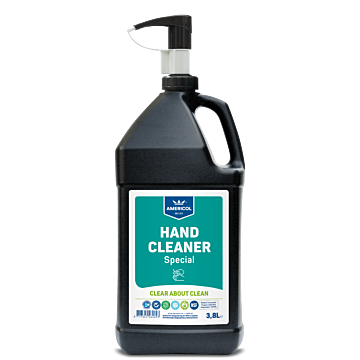 Handcleaner / garagezeep met korrel special 3,8ltr + pomp