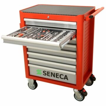 Gereedschapswagen 293 delig rood Seneca pro