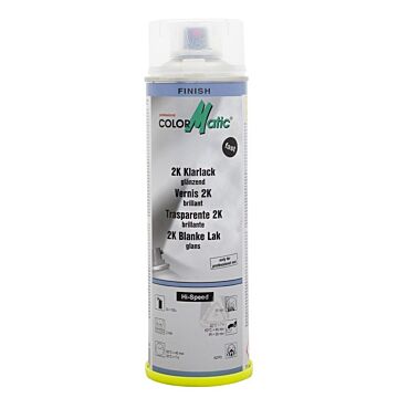 Motip ColorMatic 2K blanke lak spuitbus groot 400ML