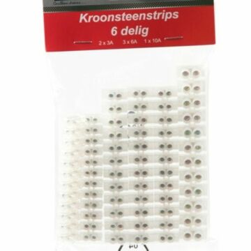 Kroonsteenset wit / 6 strips        