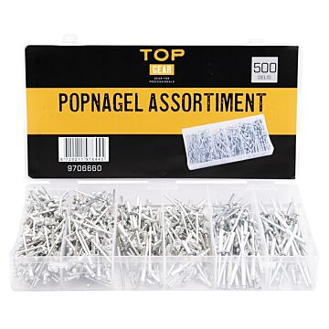 Assortiment popnagels 500 delig