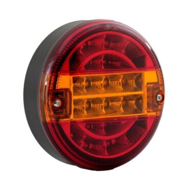 Achterlicht vrachtwagen 140mm 12-24V 14-leds