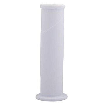 Handvat rond wit t.b.v. kruiwagens buis 30mm