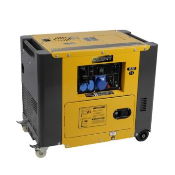 Diesel aggregaat / generator set geluidsgedempt 230V 5kW