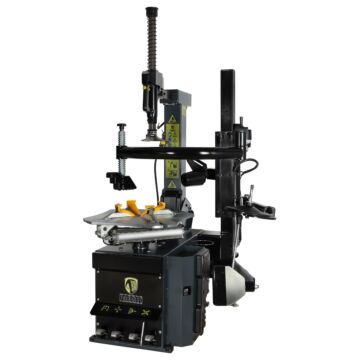 Bandendemonteermachine met hulparm