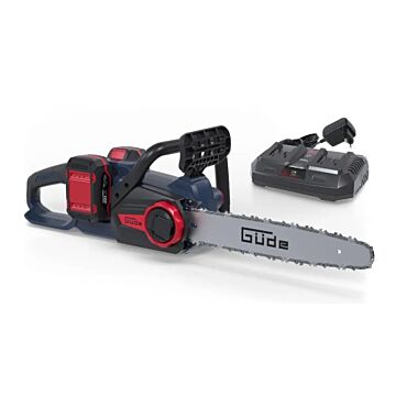 Accu kettingzaag Güde KS 36-402-30 incl. 2 accu's en lader