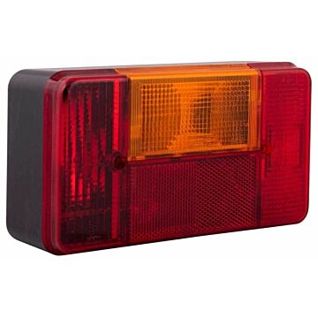 Verlichting caravan achterlicht links (rood)