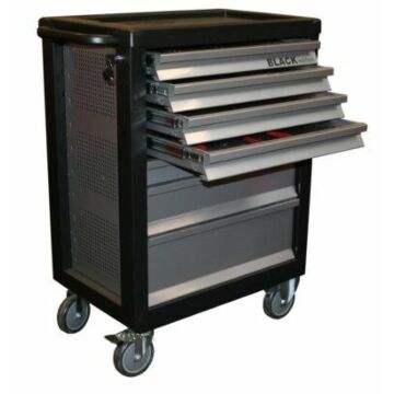 Gereedschapswagen gevuld 1125 delig black edition 
