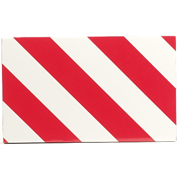 Bord "lange lading" plastic 20 x 30 cm
