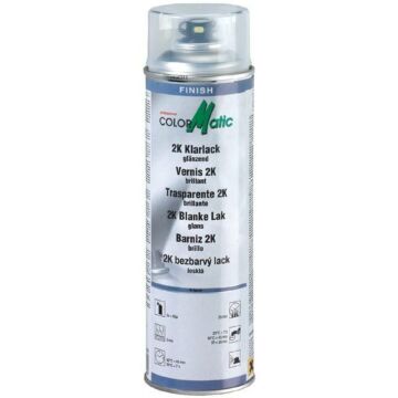 Motip ColorMatic 2K blanke lak spuitbus groot 400ML