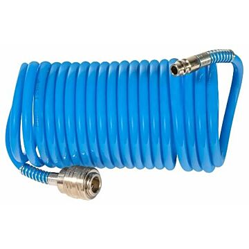 Compressorslang / luchtslang Spiraal 5M Type "Euro" (5mm Ø) 