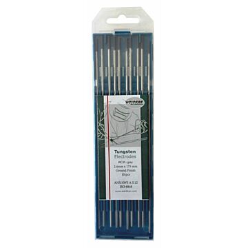 Wolfraam elektroden 2.4x175 mm  (TIG lassen: Staal, RVS, Koper, Aluminium)