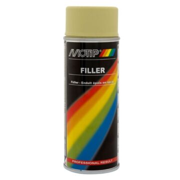 Motip filler geel - spuitbus 400ML